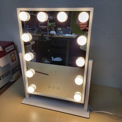 Chende Vanity Lighted Desk Mirror