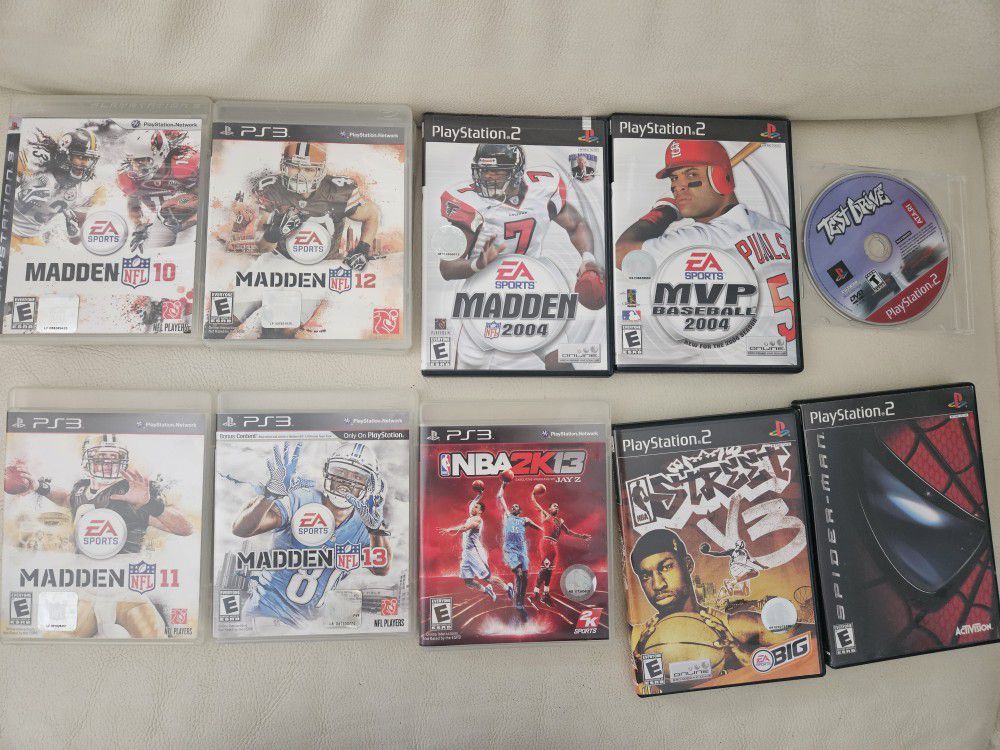 Playstation 2 And 3 Games