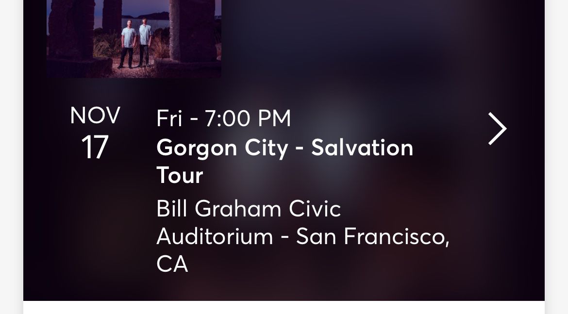 Gorgon city/Drama - 1-2 Tickets 