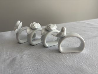 Porcelain Napkin Rings