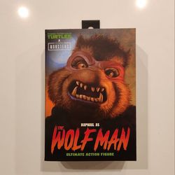 Neca Raphael Is Wolfman TMNT X Universal Monsters
