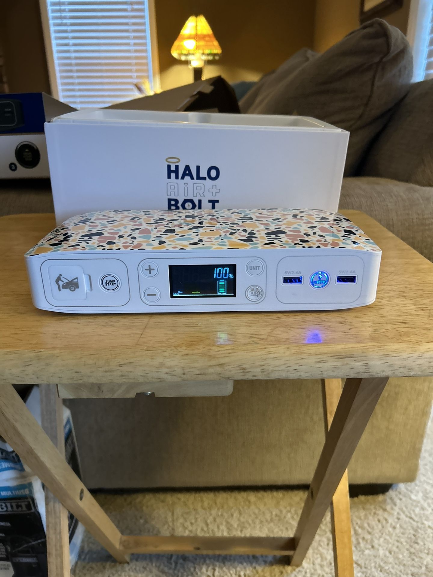 Halo Portable Power Jump Starter Air Compressor for Sale in Laurens, SC