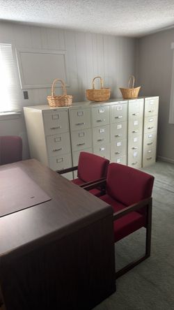 Metal Filing Cabinets Set of Six or more available