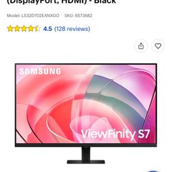 32" Samsung 4K