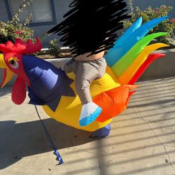 Rooster blowup costume