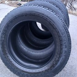 LT275/65/R20  NOKIAN ROTIIVA A/T  Tires   / 60% TREAD  NO holes NO  Patches