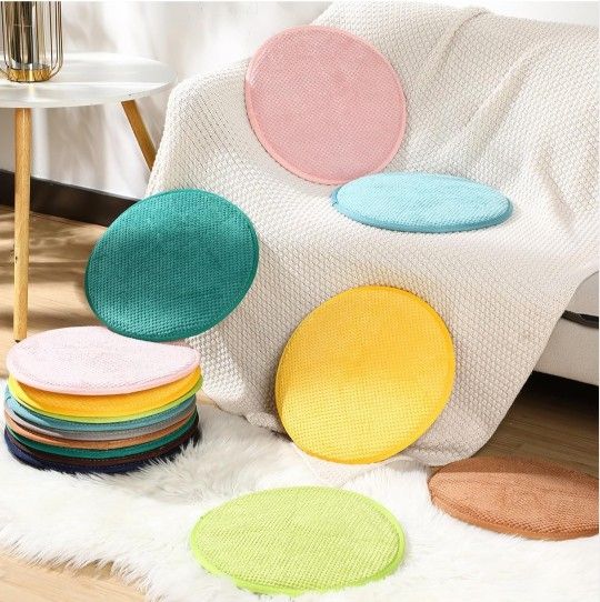 Chair Covers 14 Inch Round Stool Cushions GumcolyMemory Foam Seat