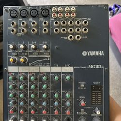 Yamaha MG102C Mixing Console 10-Channel Stereo Analog Mixer 