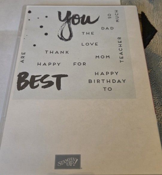 Stampin Up  A Sara Thing