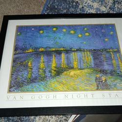 Van Gogh Night Stars Painting