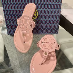 Tory Burch Baby Pink Patent Leather ( Different Sizes)