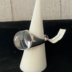 REDUCED Baccarat Silver Bronze Ring