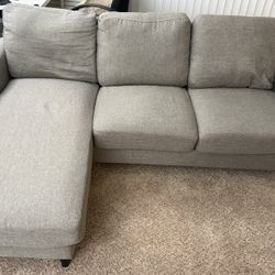 Dorel L-shaped Sofa (Adjustable) 