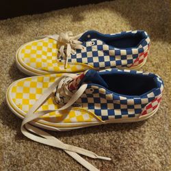 Colored Checkered Vans