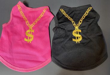 Gold Chain Dog Summer Vest