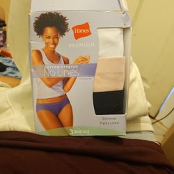3 Pr Hanes Cotton Stretch No Lines Bikinis, Neutrals, Size 9
Hanes Premium 3 Pair Bikinis Size 9 / 2xl Cotton Stretch No Lines
Hanes Women's No Lines 
