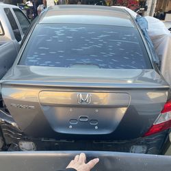 2006 - 2011 honda civic OEM trunk lid grey