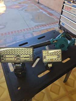 Makita 18v( aftermarket) Lights  and Blower
