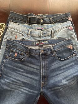 3 Men’s Polo Jeans Size 36x30 Active Stretch