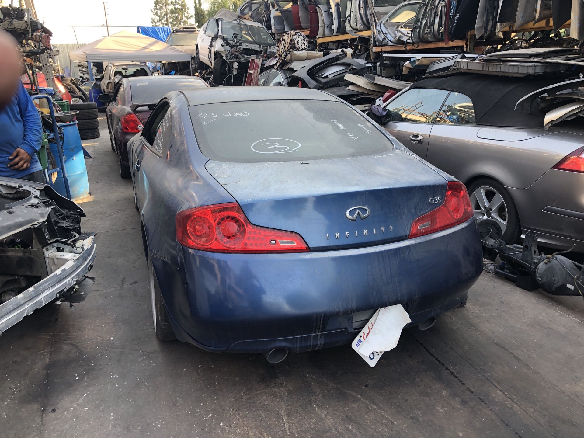 2007 Infiniti g35 coupe parting out