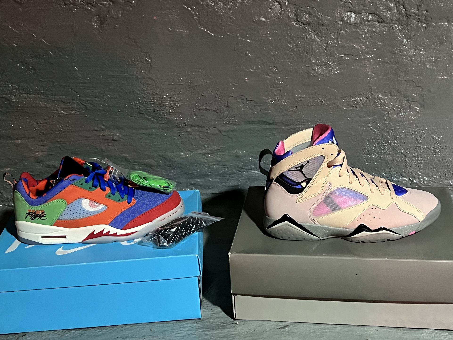 Jordan 7 Sapphire / Jordan 5  Doenbecher
