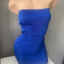 Slinky Strapless Dress