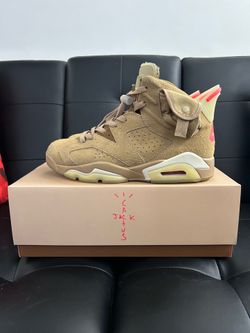 Size 7.5 - Jordan 6 Cactus Jack Travis Scott - Khaki - DH0690-200