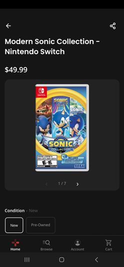 Switch Modern Sonic Collection