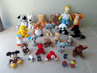 Used Plush Toys, Peluches, Juguetes ( 26 Pieces )