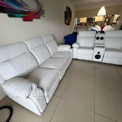 Brand New Power Reclining Sofa and Loveseat / Sofa y Loveseat Reclinables Eléctricos Nuevos a Estrenar...Fast Delivery 🚚 
