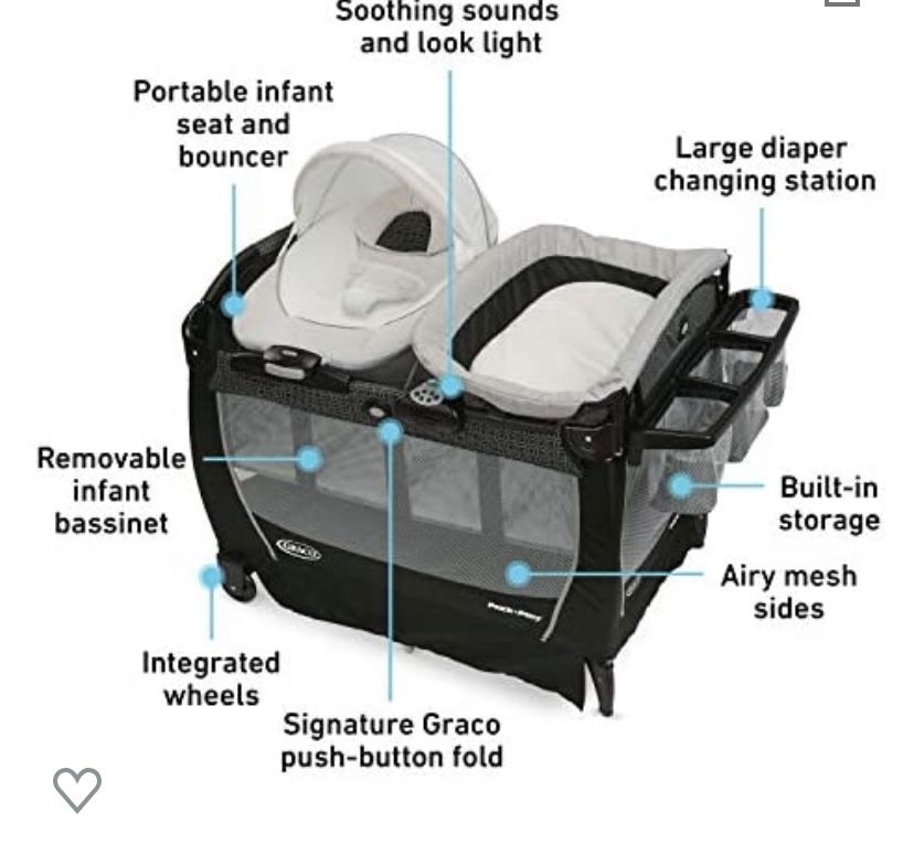 Graco Pack 'n Play Playard Snuggle Suite LX, Pierce