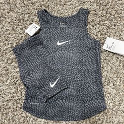 Girls Nike Tank and Biker Shorts Set