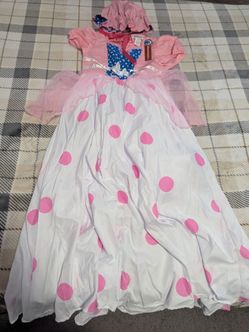 Bo Peep Costume Dress with Hat