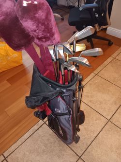 Complete Golf Club Set with Bag and Head Covers