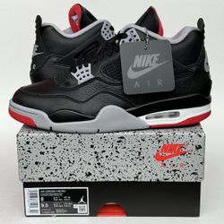 New Air Jordan 4 Retro Bred Reimagined size 8 FV5029-006