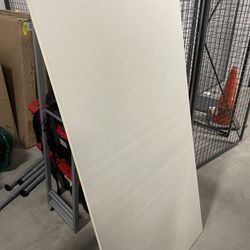 Adjustable height White Table