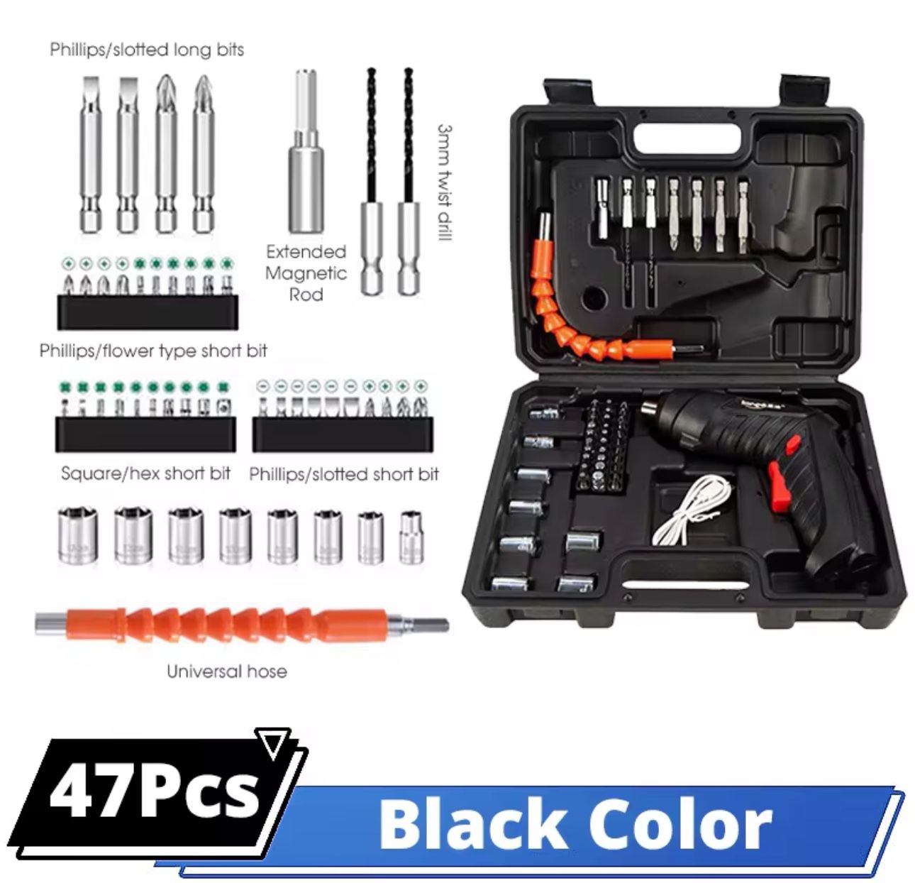3.6v Power Tools Household Maintenance Repair 500mAh Lithium Battery Mini Household Electric Drill Rotated Cordless Screwdrive
