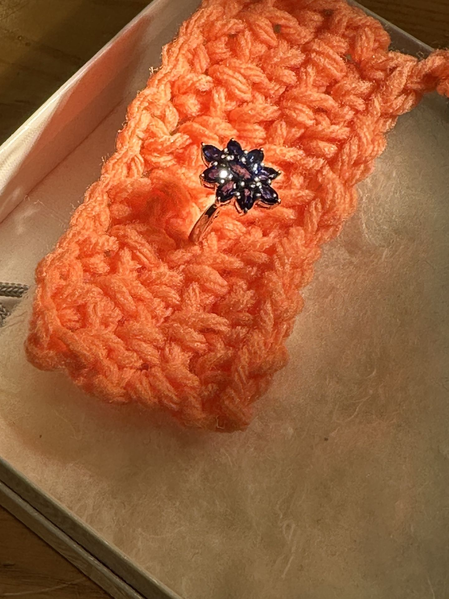 Jewelry Blue Sapphire Ring Size 6 Sterling Silver Rings