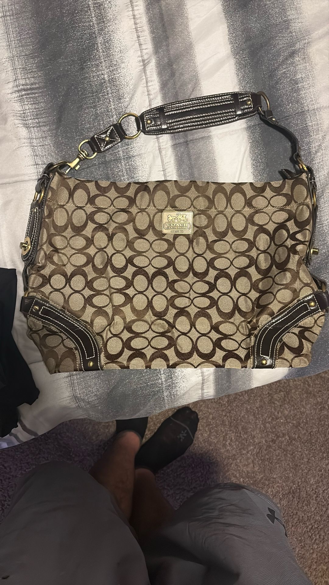 Coach bag inside tag is missing