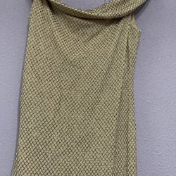 Gold Dress New Size Like L $35