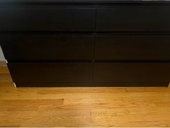 black dresser