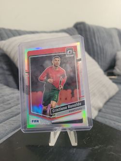 Cristano Ronaldo Optic Donruss Silver Prizm soccer ⚽️  card