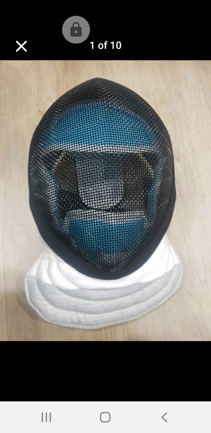 fencing gears, helmet, foil, gloves, socks, wires, clothes, vest, pants, breast guard, shoes