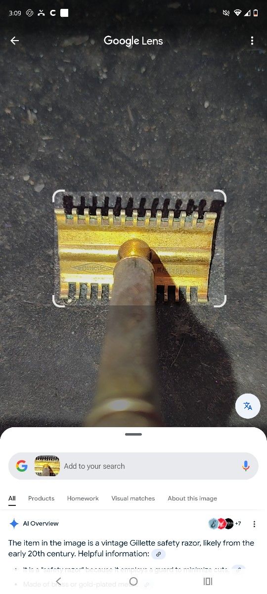 Vintage Gillette From The 20th Century