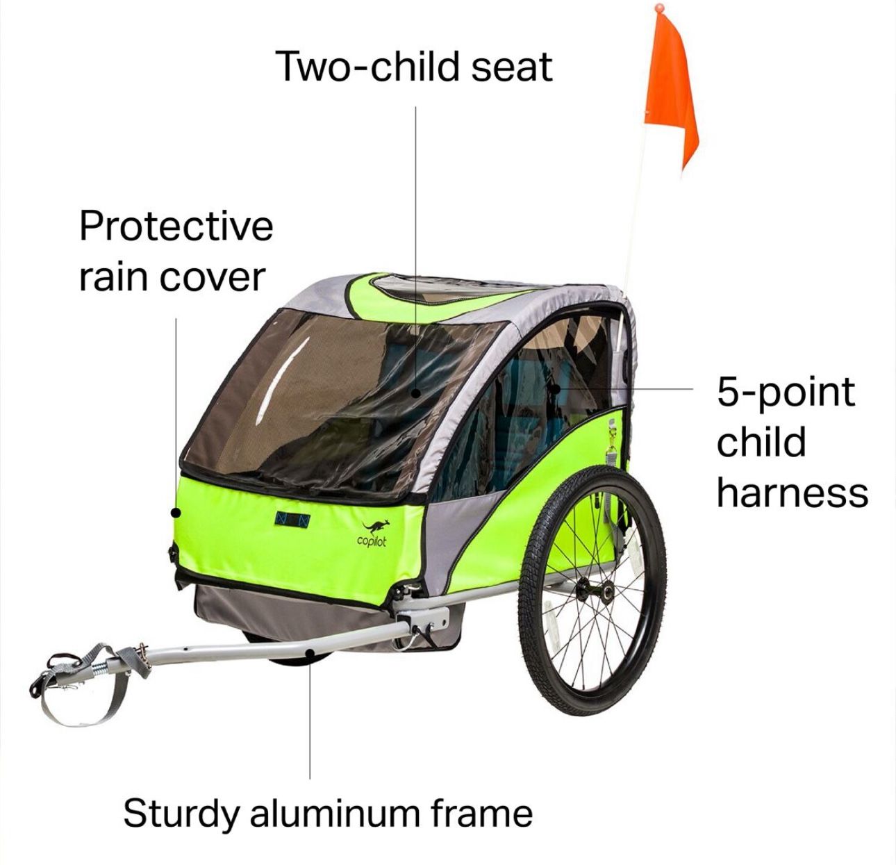 New Copilot Bike Trailer