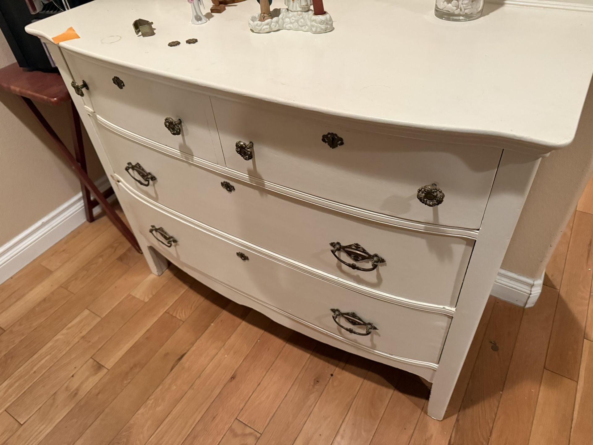 White 4 Door Dresser