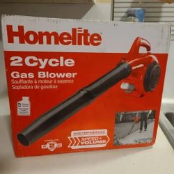 ***BRAND NEW FOR SALE***
$100 PRICE IS FIRM, NO LESS.
Homelite 150 MPH 400 CFM 2-Cycle Handheld Gas Leaf Blower