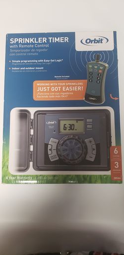 Sprinkler Timer Orbit 6-Station Indoor/Outdoor Irrigation Timer Model # 28566