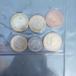 Mexican Coins From 2021 All The Way To 1971 And 65