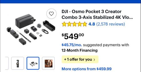 dji osmo 3 brand new never been used